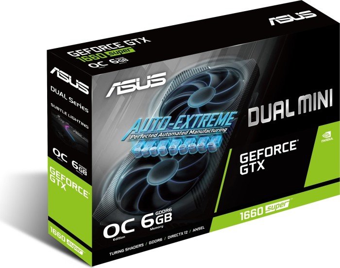 ASUS Dual-GTX1660S-O6G-MINI 6GB DVI HDMI DP (90YV0DT4-M0NA00